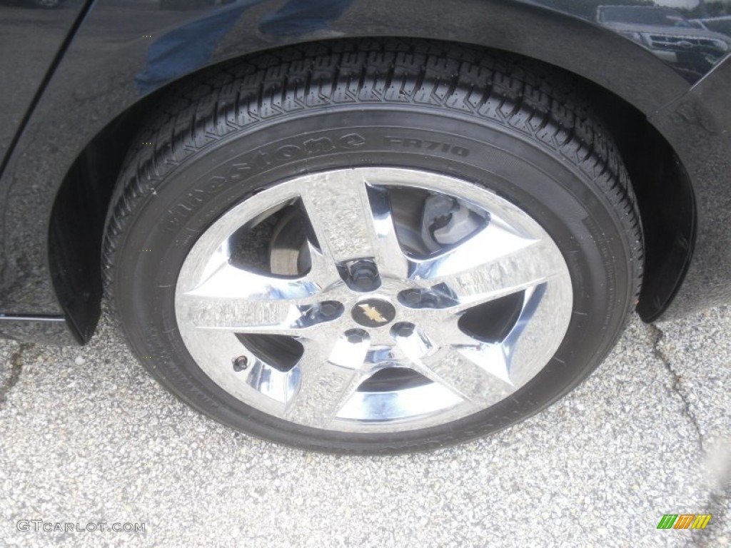 2009 Malibu LT Sedan - Black Granite Metallic / Ebony photo #16