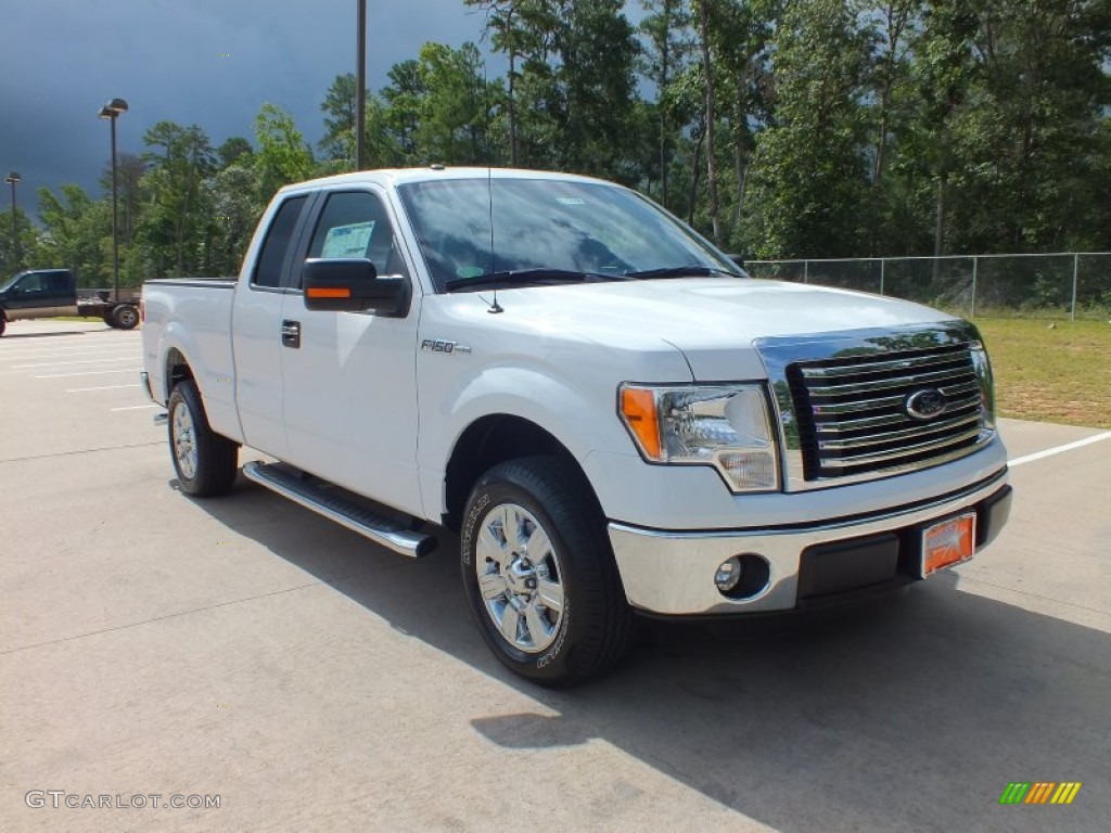 2012 F150 XLT SuperCab - Oxford White / Steel Gray photo #1