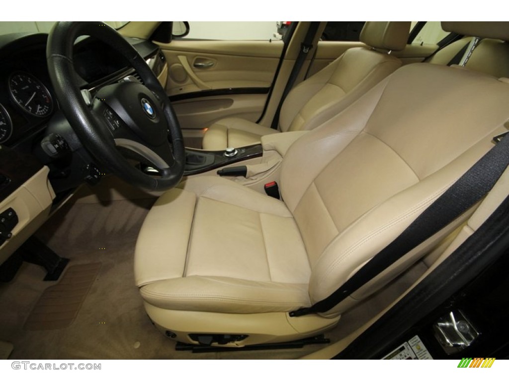 2008 3 Series 328i Sedan - Black Sapphire Metallic / Beige photo #13