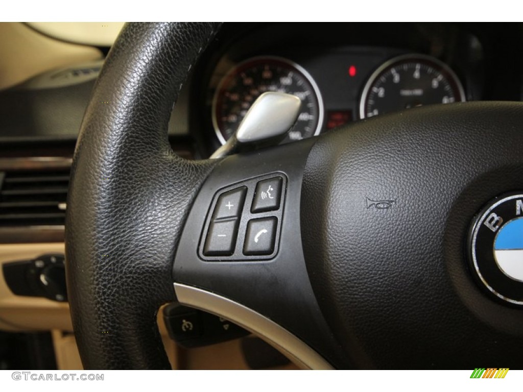 2008 3 Series 328i Sedan - Black Sapphire Metallic / Beige photo #27