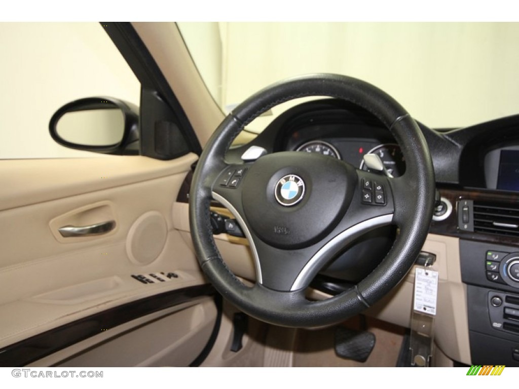 2008 3 Series 328i Sedan - Black Sapphire Metallic / Beige photo #31