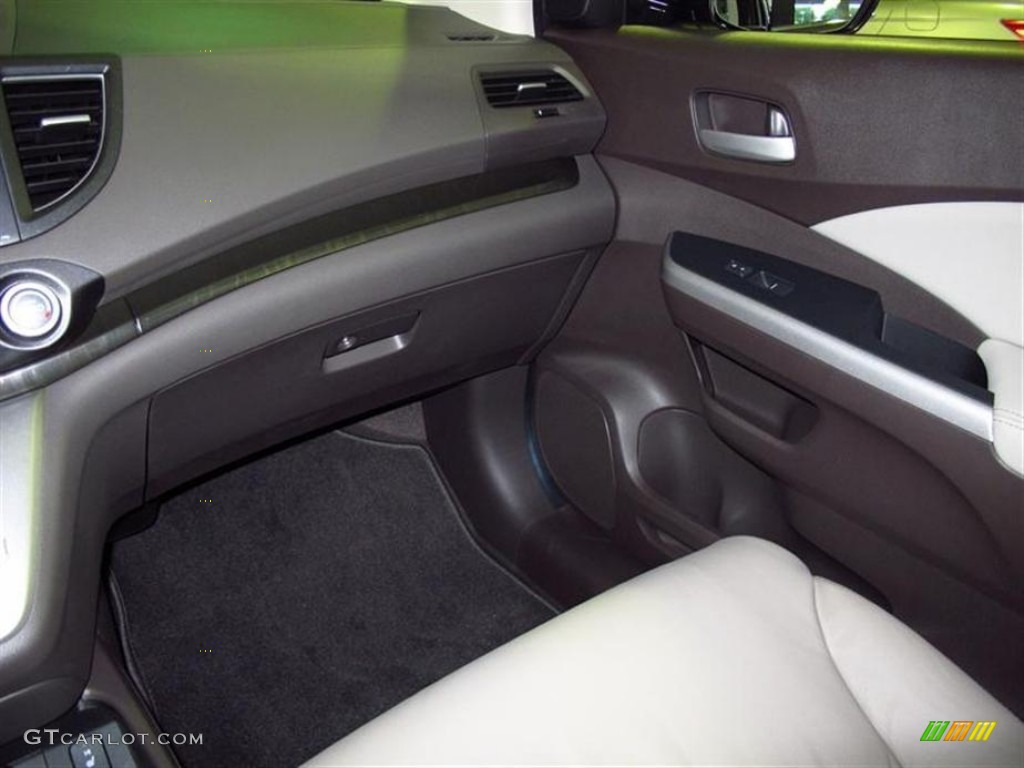 2012 CR-V EX-L - Urban Titanium Metallic / Beige photo #7