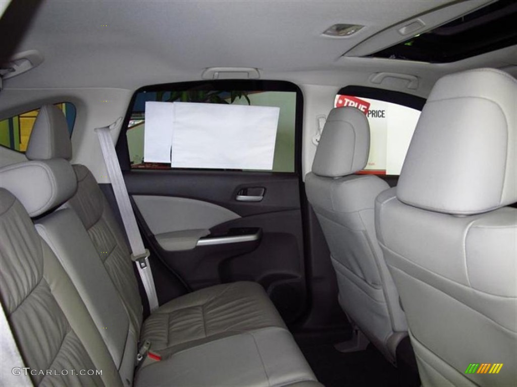 2012 CR-V EX-L - Urban Titanium Metallic / Beige photo #8