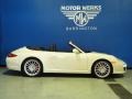 2009 Cream White Porsche 911 Carrera S Cabriolet  photo #15