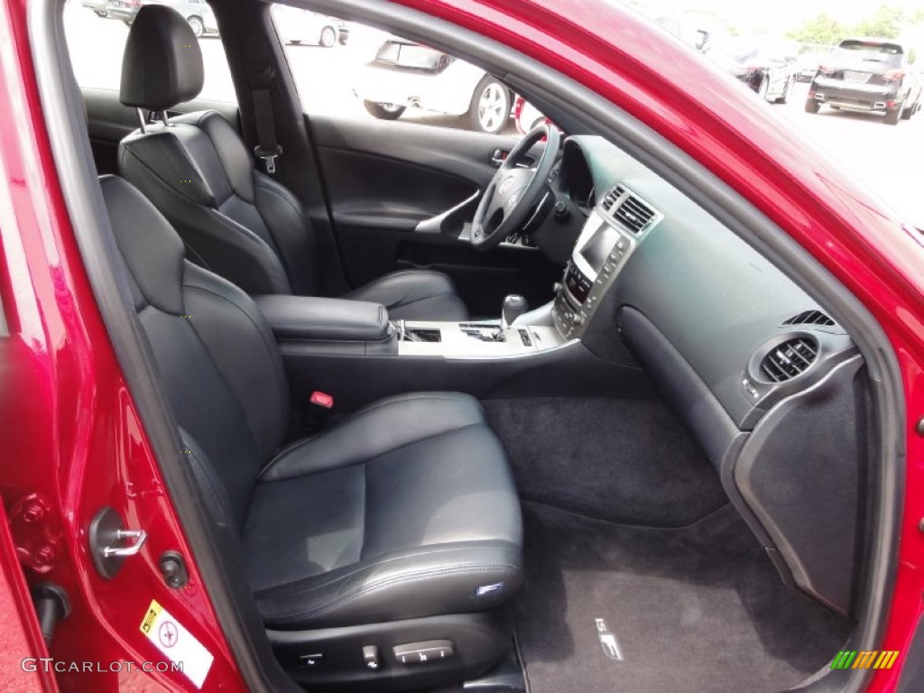 Black Interior 2008 Lexus IS F Photo #66847187