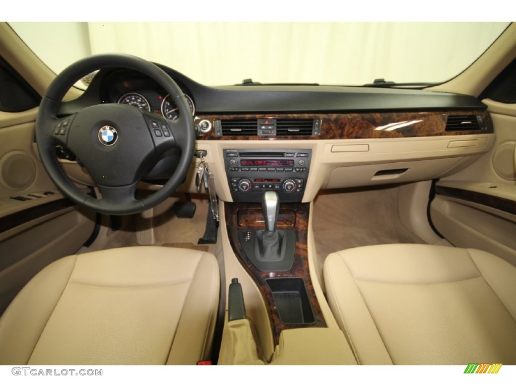 2008 BMW 3 Series 328i Sedan Beige Dashboard Photo #66848969
