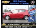 2012 Crystal Red Tintcoat Chevrolet Sonic LT Hatch  photo #1