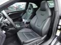 Black Silk Nappa Leather Front Seat Photo for 2011 Audi S5 #66849565