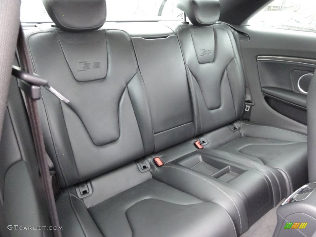 Black Silk Nappa Leather Interior 2011 Audi S5 4.2 FSI quattro Coupe Photo #66849614