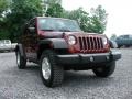 2009 Red Rock Crystal Pearl Jeep Wrangler Unlimited Rubicon 4x4  photo #15