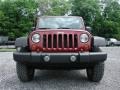2009 Red Rock Crystal Pearl Jeep Wrangler Unlimited Rubicon 4x4  photo #16