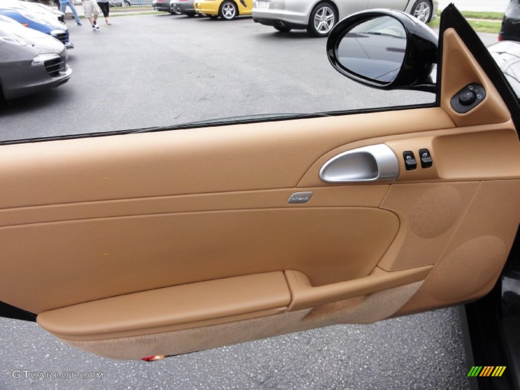 2009 Porsche Cayman Standard Cayman Model Sand Beige Door Panel Photo #66850226