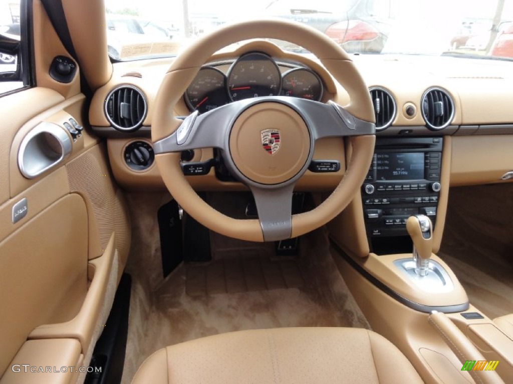 2009 Porsche Cayman Standard Cayman Model Sand Beige Dashboard Photo #66850349