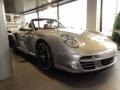 Arctic Silver Metallic - 911 Turbo S Cabriolet Photo No. 1