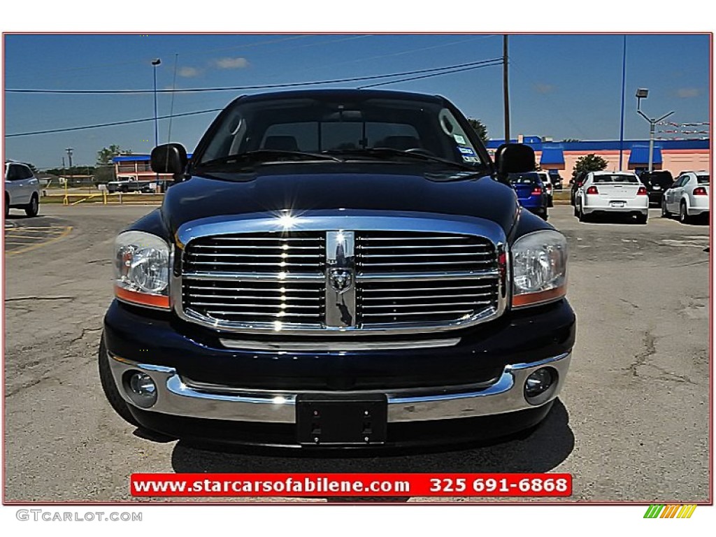 2006 Ram 1500 SLT Lone Star Edition Quad Cab - Patriot Blue Pearl / Medium Slate Gray photo #13