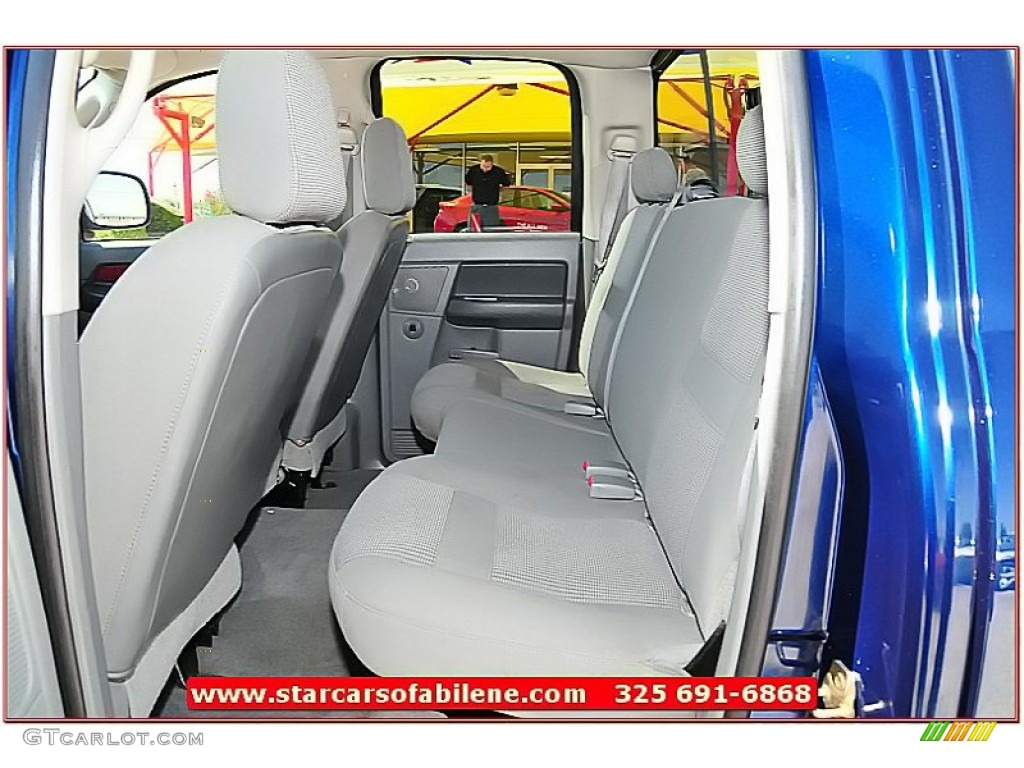 2006 Ram 1500 SLT Lone Star Edition Quad Cab - Patriot Blue Pearl / Medium Slate Gray photo #24