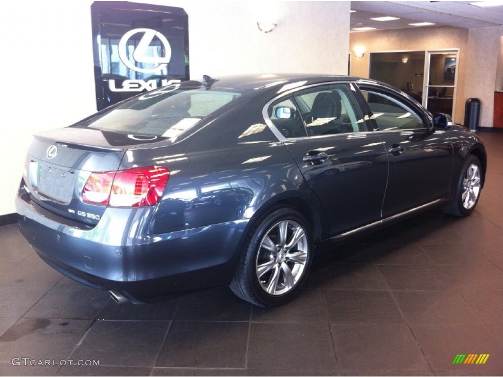 2009 GS 350 AWD - Smokey Granite Gray Mica / Black photo #2