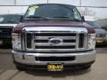 2008 Dark Toreador Red Metallic Ford E Series Van E350 Super Duty XLT 15 Passenger  photo #2