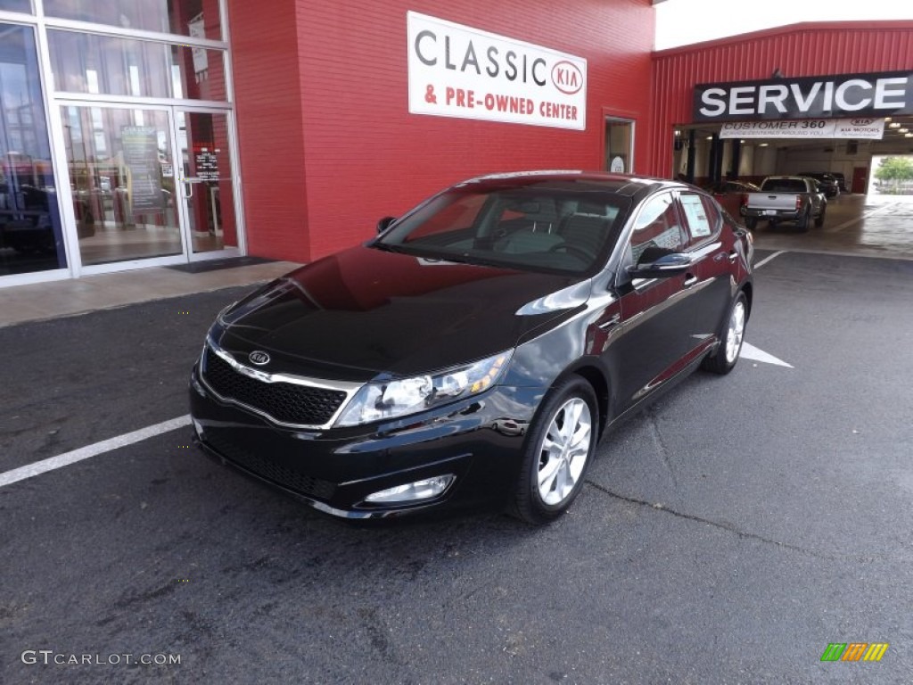 Ebony Black Kia Optima