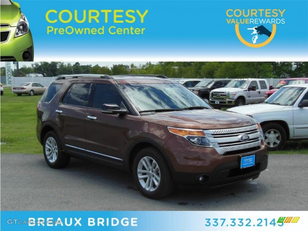 Golden Bronze Metallic Ford Explorer