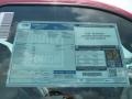 2012 Ford F250 Super Duty XL Regular Cab 4x4 Window Sticker