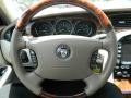 2007 Jaguar XJ Ivory/Mocha Interior Steering Wheel Photo