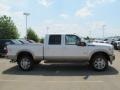 2012 White Platinum Metallic Tri-Coat Ford F350 Super Duty King Ranch Crew Cab 4x4  photo #2