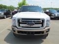 2012 White Platinum Metallic Tri-Coat Ford F350 Super Duty King Ranch Crew Cab 4x4  photo #7