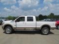 2012 White Platinum Metallic Tri-Coat Ford F350 Super Duty King Ranch Crew Cab 4x4  photo #9