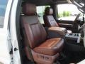 2012 White Platinum Metallic Tri-Coat Ford F350 Super Duty King Ranch Crew Cab 4x4  photo #15