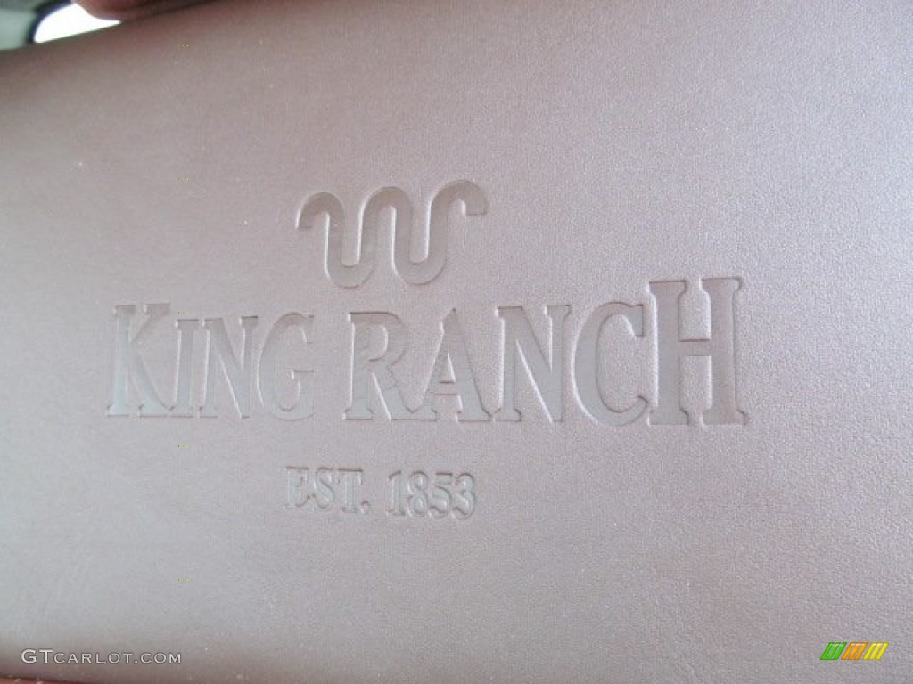 2012 F350 Super Duty King Ranch Crew Cab 4x4 - White Platinum Metallic Tri-Coat / Chaparral Leather photo #18