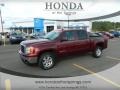 2008 Dark Crimson Metallic GMC Sierra 1500 SLE Crew Cab  photo #1