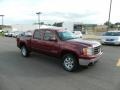 2008 Dark Crimson Metallic GMC Sierra 1500 SLE Crew Cab  photo #7