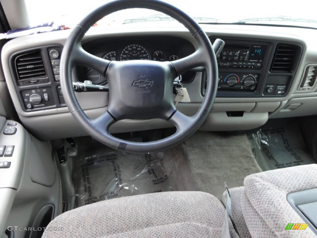 1999 Chevrolet Silverado 2500 LS Extended Cab 4x4 Graphite Dashboard Photo #66855791