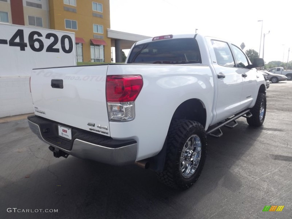 2012 Tundra SR5 CrewMax 4x4 - Super White / Graphite photo #7