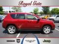 2012 Deep Cherry Red Crystal Pearl Jeep Compass Sport 4x4  photo #1