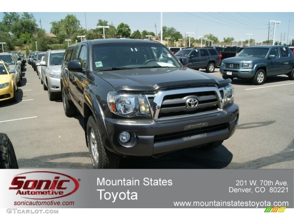 2009 Tacoma V6 TRD Access Cab 4x4 - Magnetic Gray Metallic / Graphite Gray photo #1