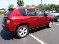 2012 Deep Cherry Red Crystal Pearl Jeep Compass Sport 4x4  photo #3