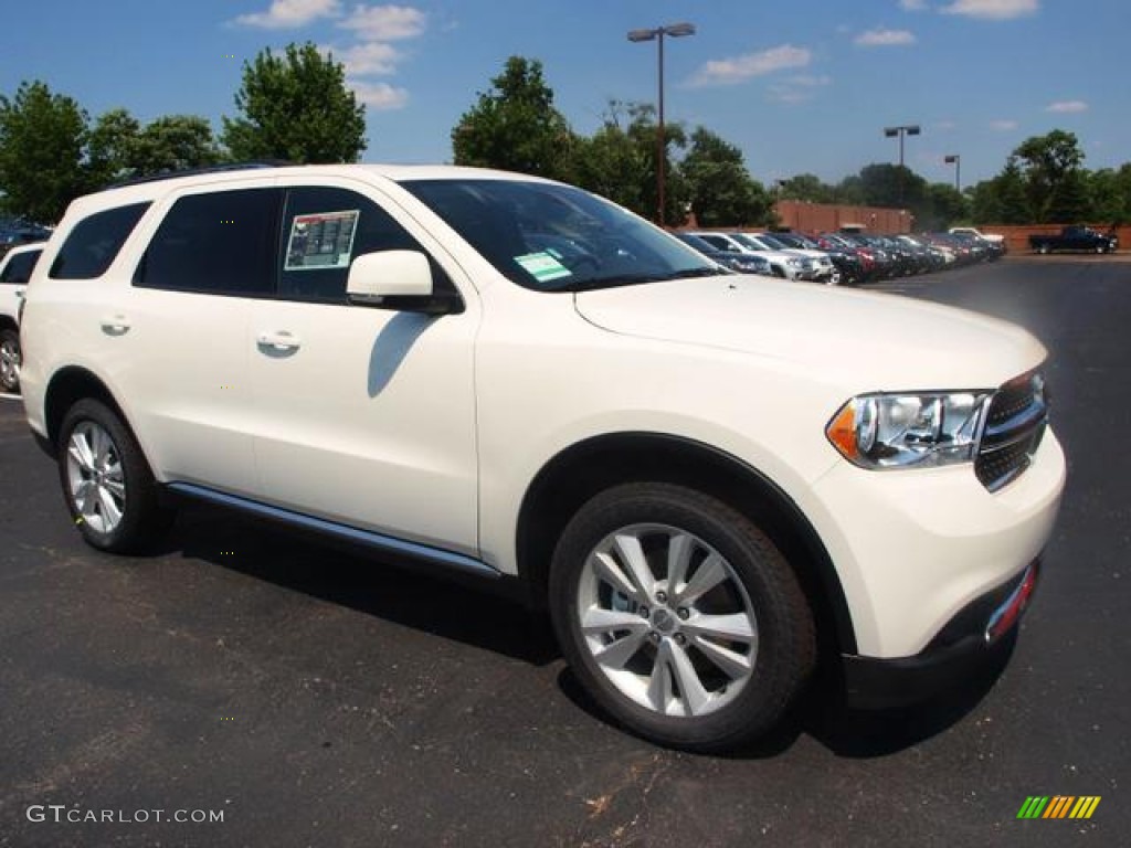 2012 Durango Crew AWD - Stone White / Black photo #2