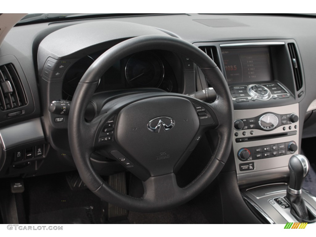 2011 G 37 x AWD Coupe - Black Obsidian / Graphite photo #7