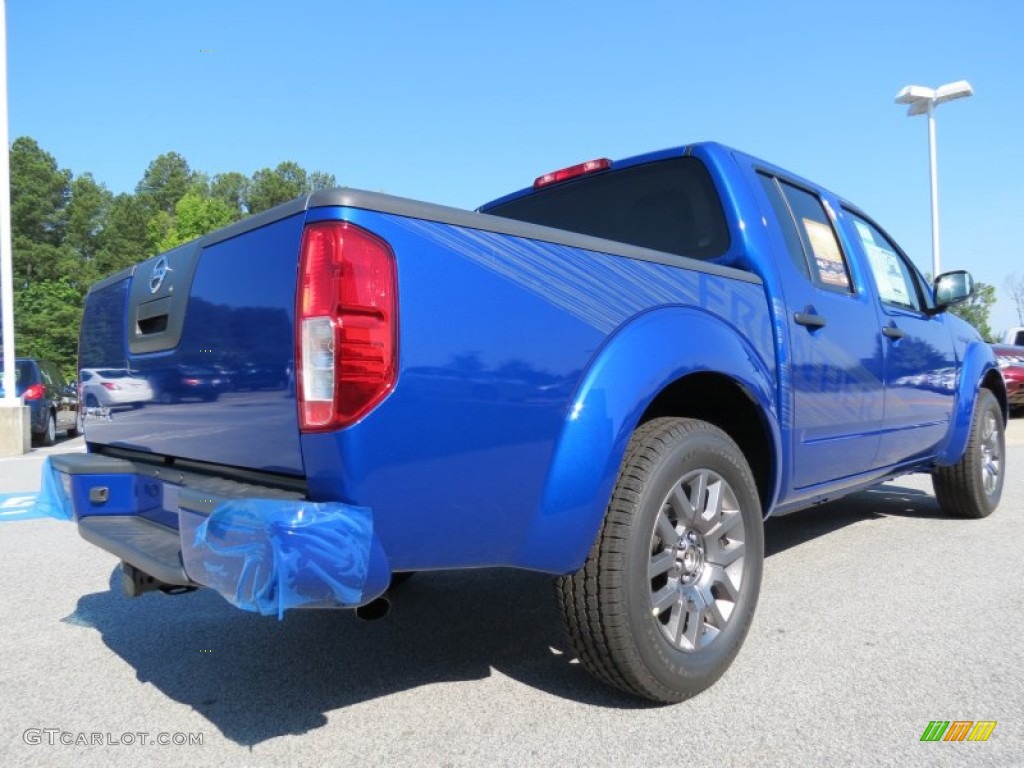 Metallic Blue 2012 Nissan Frontier SV Sport Appearance Crew Cab Exterior Photo #66861155