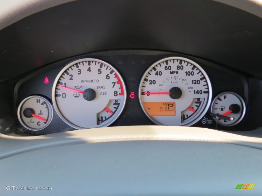 2012 Nissan Frontier SV Sport Appearance Crew Cab Gauges Photo #66861241