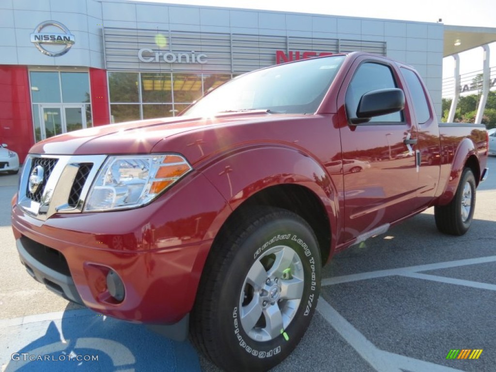 2012 Frontier SV V6 King Cab - Red Brick / Beige photo #1