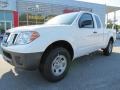 2012 Avalanche White Nissan Frontier S King Cab  photo #1