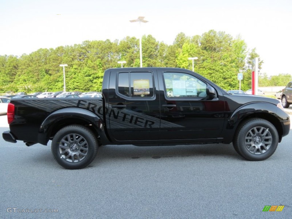 Super Black 2012 Nissan Frontier SV Sport Appearance Crew Cab Exterior Photo #66861899