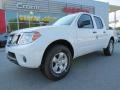 2012 Avalanche White Nissan Frontier SL Crew Cab  photo #1