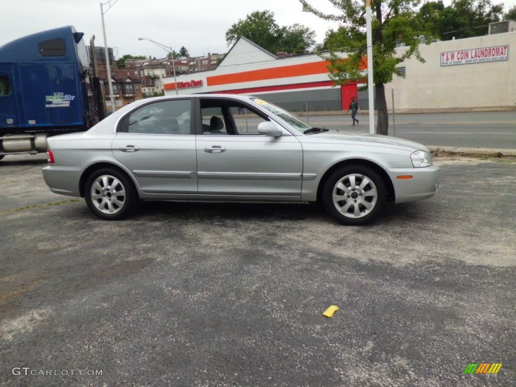 2005 Optima LX V6 - Diamond Silver / Gray photo #3