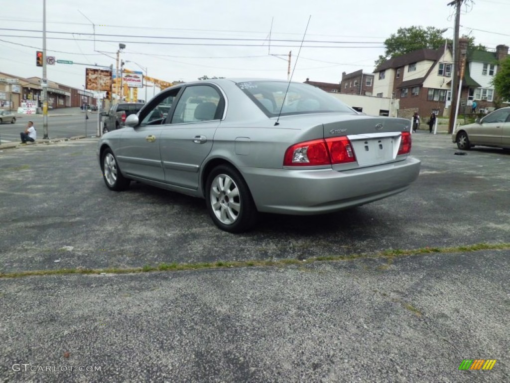 2005 Optima LX V6 - Diamond Silver / Gray photo #6