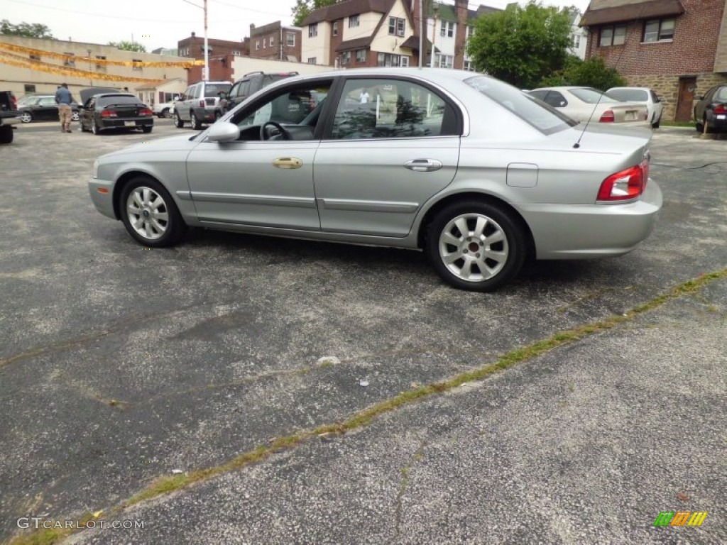 2005 Optima LX V6 - Diamond Silver / Gray photo #7