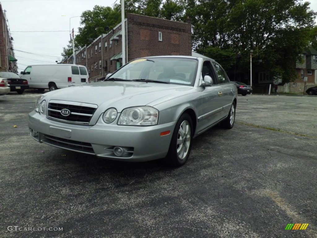 2005 Optima LX V6 - Diamond Silver / Gray photo #10